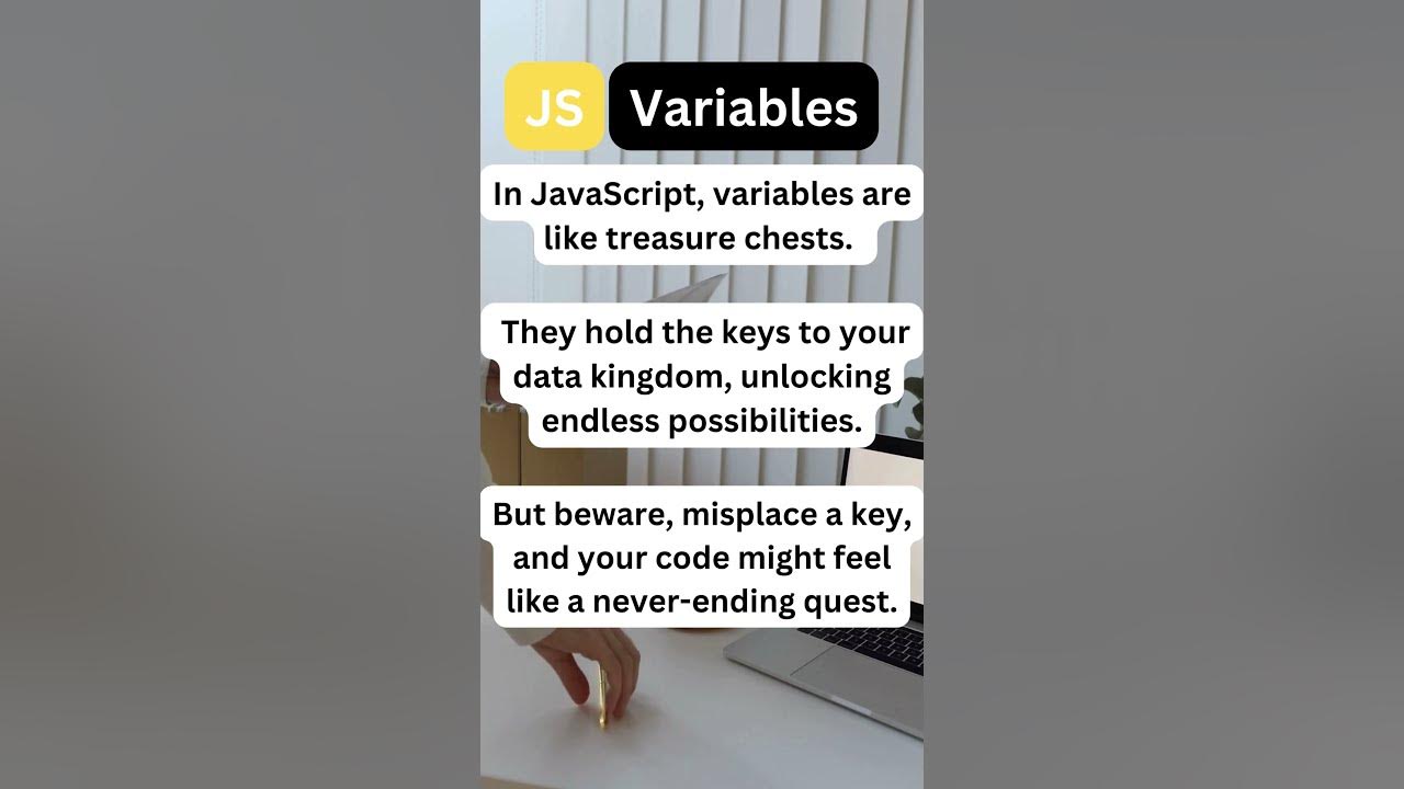 Video thumbnail for JavaScript Variables Empower Your Code with Quick Tips and Tricks!