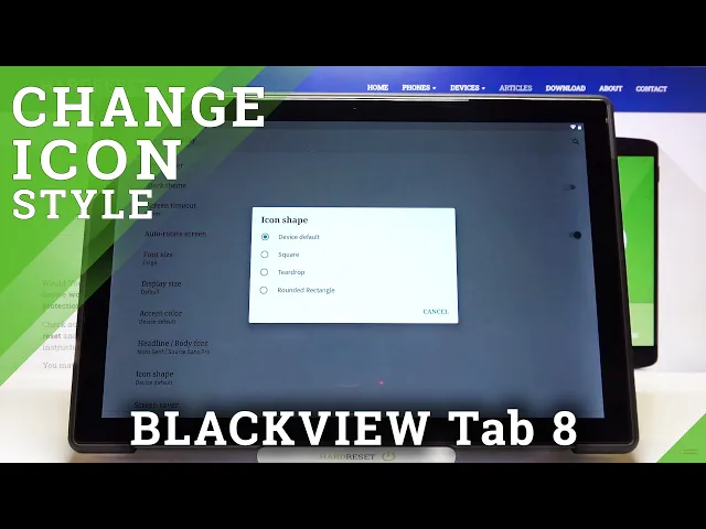 Video thumbnail for Display Icons - BLACKVIEW Tab 8 & Icon Shape