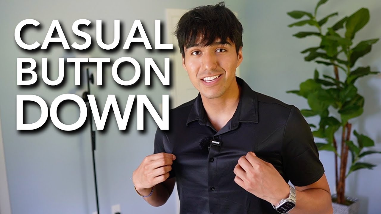Video thumbnail for Coofandy Short Sleeve Button Down Fit Test