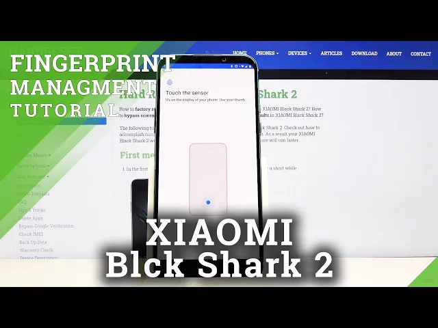 Video thumbnail for How to Add Fingerprint in XIAOMI Black Shark – Screen Protection