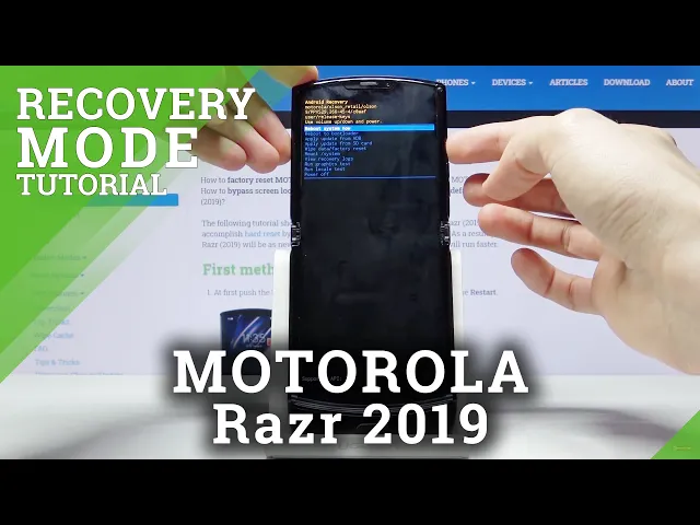 Video thumbnail for How to Enter Recovery Mode in MOTOROLA Razr (2019) – Android System Recovery