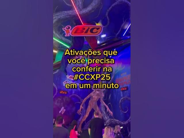 Video thumbnail for Separamos algumas ativações imperdíveis pra vocês curtirem na #CCXP25! #pipocasnaccxp