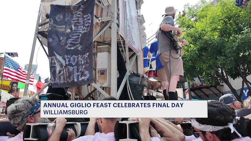 Video thumbnail for Giglio Feast wraps up annual Williamsburg celebration with final lifting