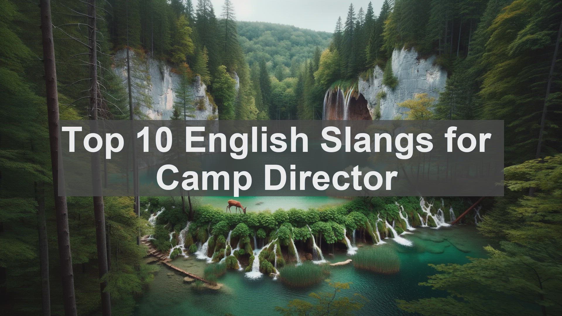 'Video thumbnail for Top 10 English Slangs for Camp Director'