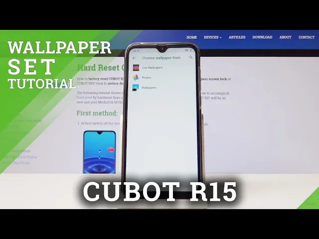 Video thumbnail for How to Change Wallpaper in CUBOT R15 - Refresh Home Screen