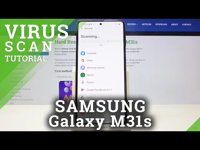 Video thumbnail for How to Virus Scan on SAMSUNG Galaxy M31s – Security Scan