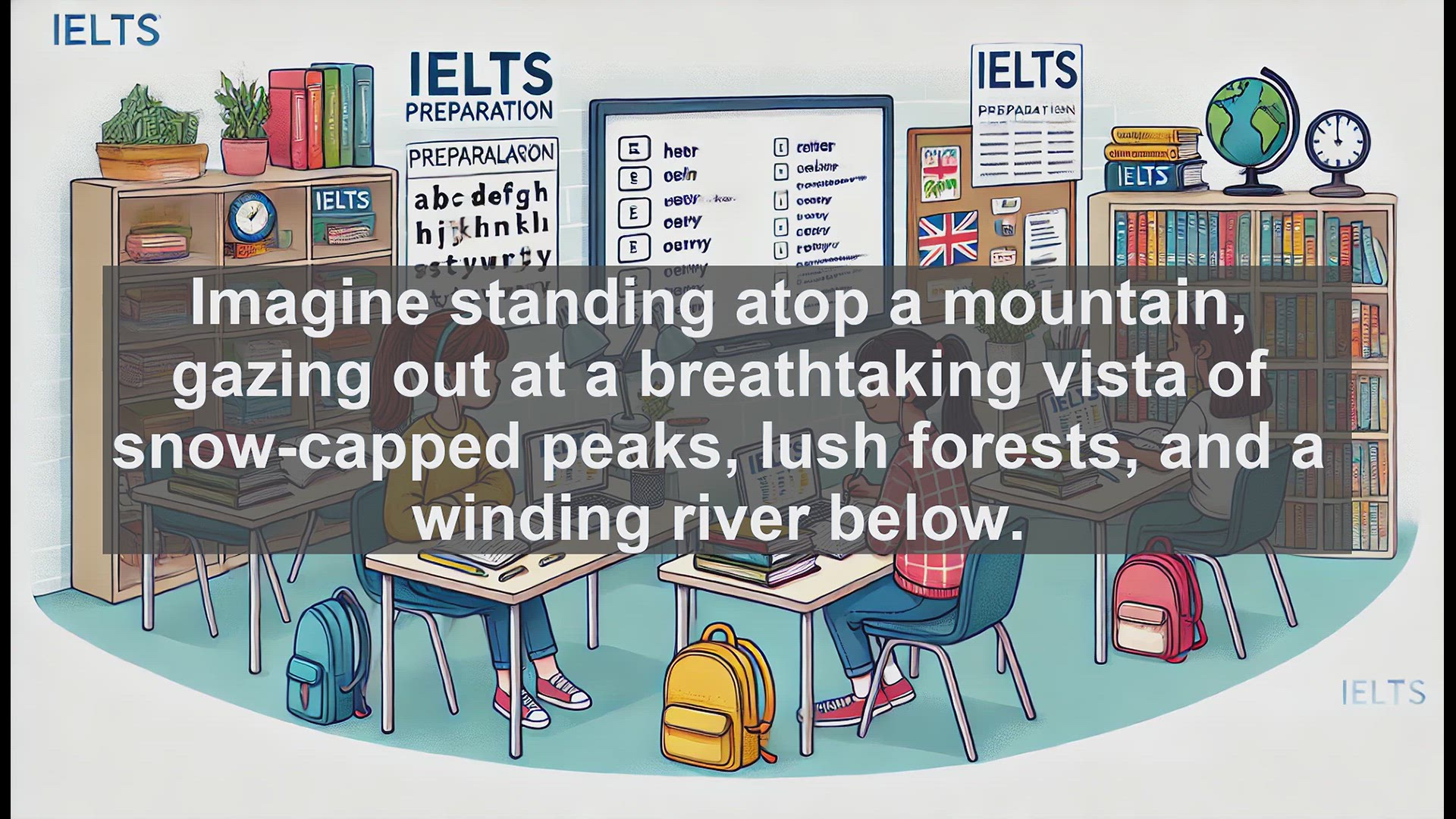 'Video thumbnail for 2500 Must Know IELTS 6.5 Vocabulary - Mastering 'Scenery' for IELTS: Enhance Your Landscape Descriptions'