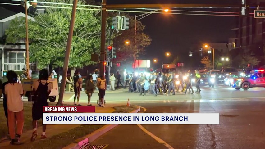 Video thumbnail for Police implement curfew after large crowds form at Pier Village in Long Branch