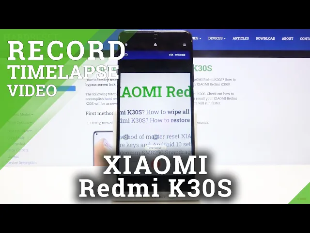 Video thumbnail for How to Record Timelapse Video with XIAOMI Redmi K30S – Speed Up Video