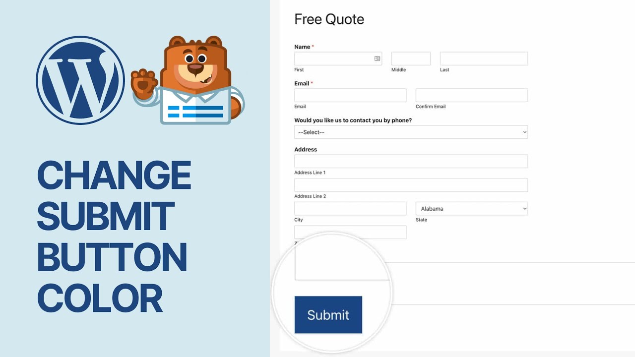 'Video thumbnail for How to Change the Submit Button Color of The WPForms WordPress Plugin_'