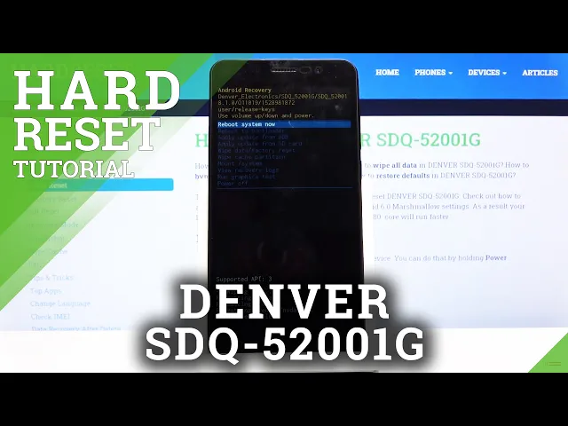 Video thumbnail for How to Hard Reset DENVER SDQ-52001G - Remove Screen Lock / Delete Data