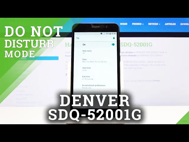Video thumbnail for How to Use Do Not Disturb Mode in DENVER SDQ-52001G - Mute Sounds