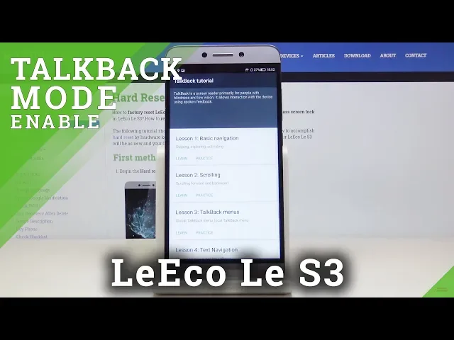 Video thumbnail for How to Enable Talkback in LeEco Le S3 – Switch On / Off Talkback Mode
