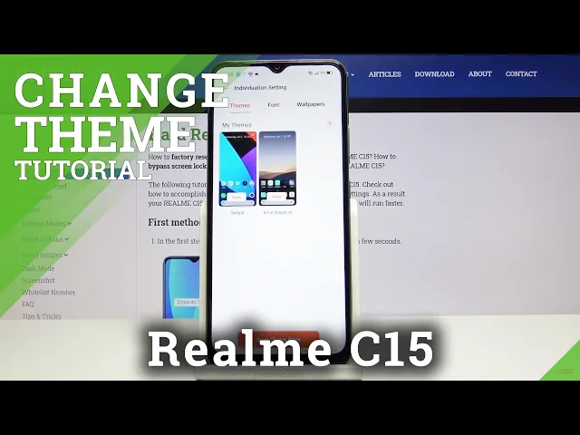 Video thumbnail for How to Open Theme Settings in Realme C15 – Bring Back Default Theme