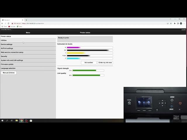 Video thumbnail for How to Set Up Auto Power Off and Power On Feature on Canon MG5700 series Printer Using EWS