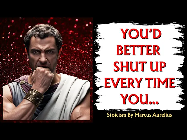 'Video thumbnail for 10 Reasons Why You MUST STAY SILENT When You Are Angry | Stoic Philosophy'