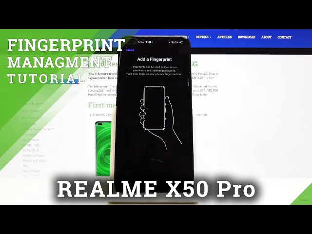 Video thumbnail for How to Add Fingerprint on REALME X50 PRO - Add Screen Lock