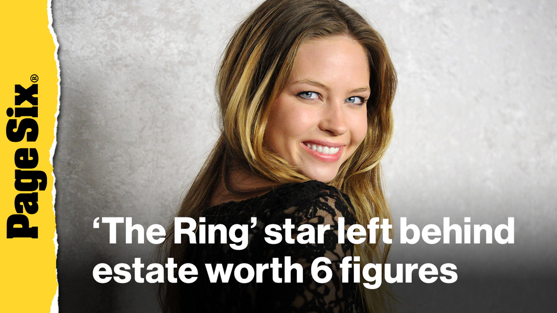 Video thumbnail for 'The Ring' star Daveigh Chase left behind substantial estate worth 6 figures