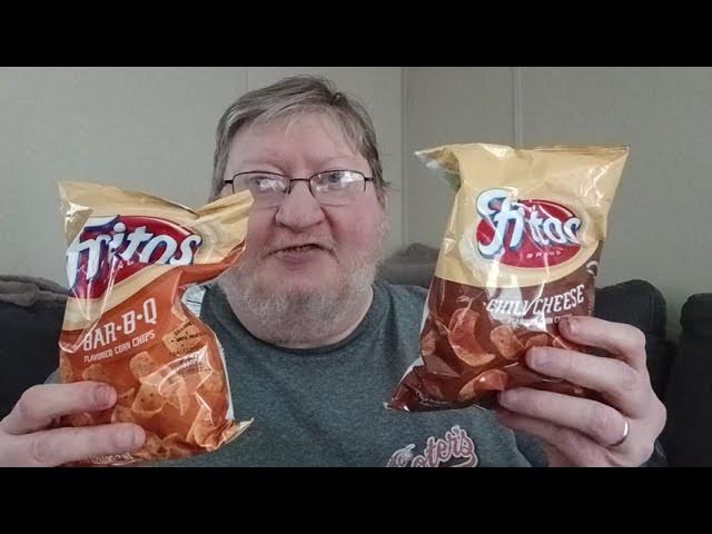 Video thumbnail for Big Matt's Food Review Fritos BarbQ Vs Chili Cheese Corn Chips