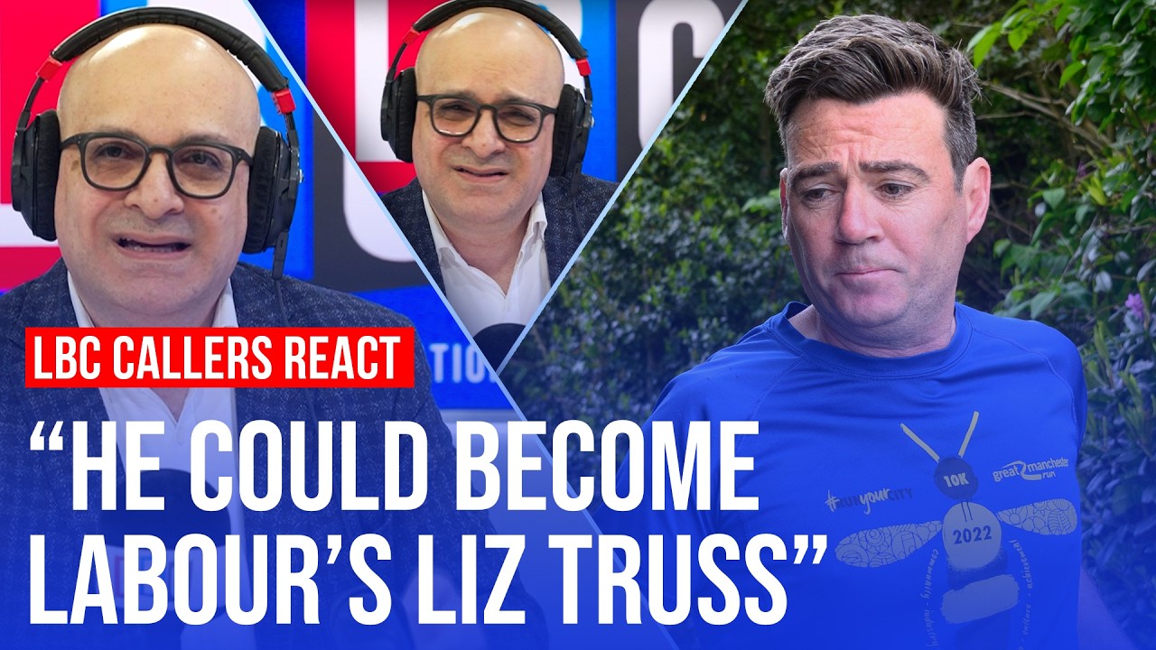 Video thumbnail for Is Andy Burnham the solution to Labour’s problems? | LBC callers react