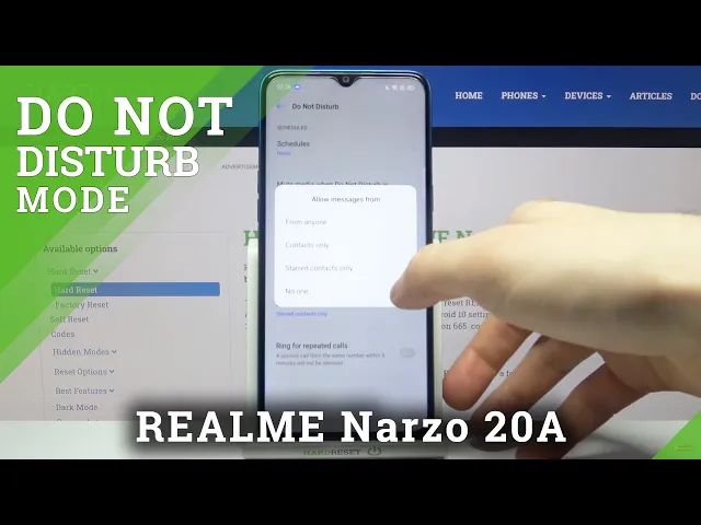 Video thumbnail for REALME Narzo 20A – Manage & Activate Do Not Disturb Mode