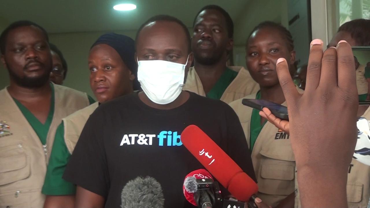 Video thumbnail for Uganda Discharges its last Ebola patient.