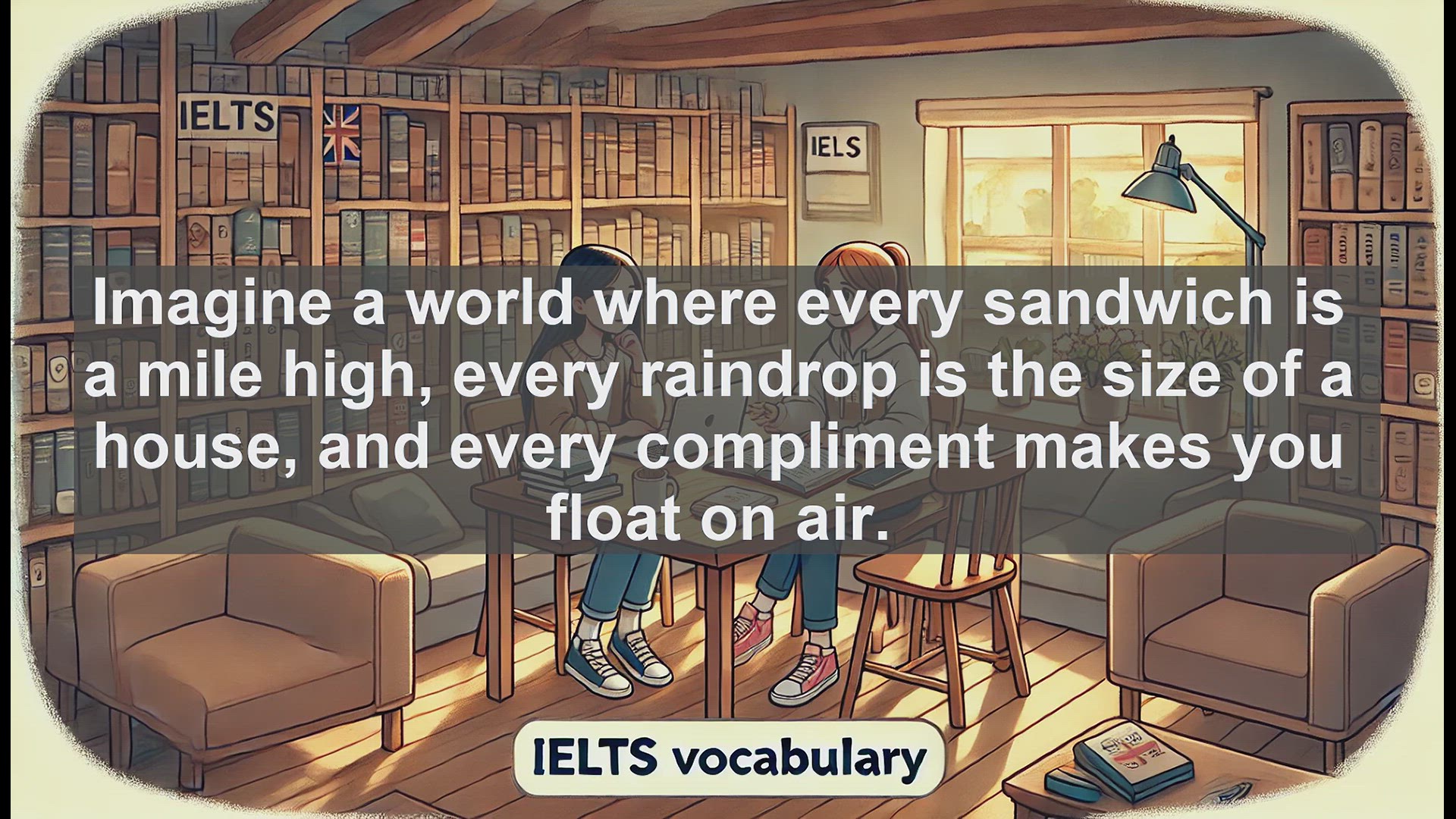 'Video thumbnail for 5000 Must Know IELTS 8.0 Vocabulary - Hyperbole: The Art of Exaggeration in IELTS'