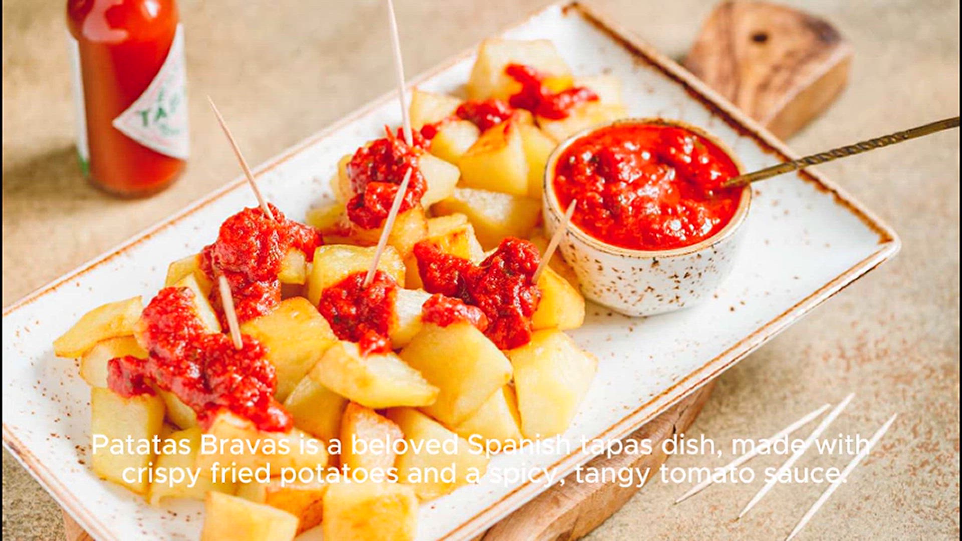 Video thumbnail for spanish patatas bravas recipe