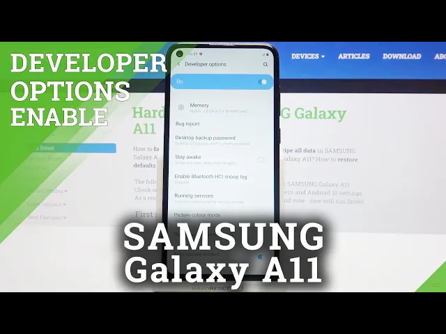 Video thumbnail for How to Open Developer Options on SAMSUNG Galaxy A11 – Enter Developer Mode