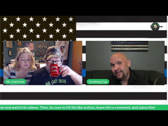 Video thumbnail for THE COOKING COP AND BABE With Mr. Cast Iron