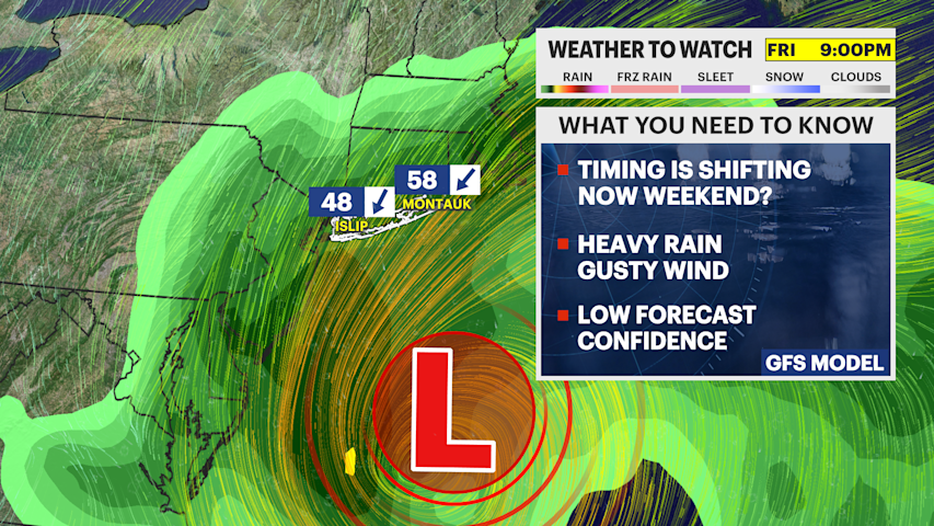 Video thumbnail for Gloomy Sunday, eyes on potential coastal storm for late this week