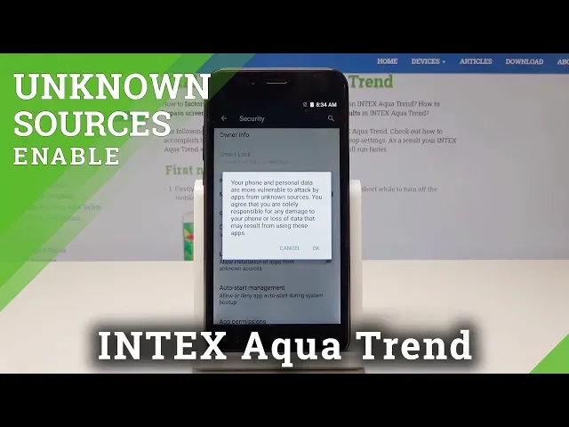 Video thumbnail for How to Enable Unknown Sources in INTEX Aqua Trend - Allow App Installation