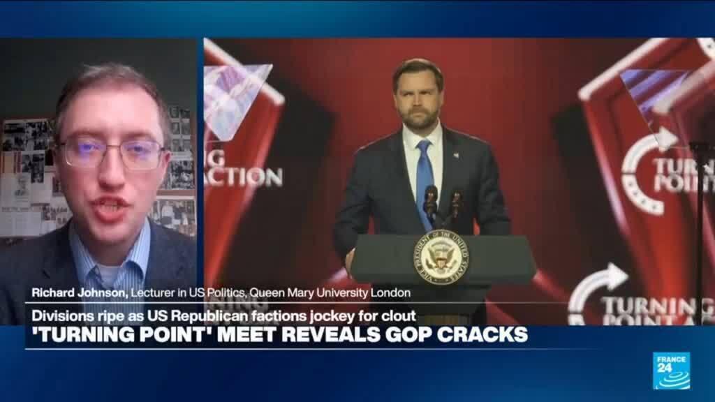 Video thumbnail for Divisions Ripe at Turning Point USA’s AmericaFest Convention