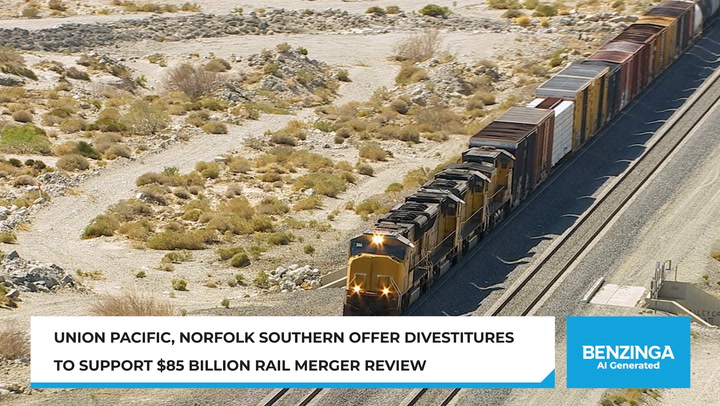 Video thumbnail for Union Pacific, Norfolk Southern Offer Divestitures To Support $85 Billion Rail Merger Review