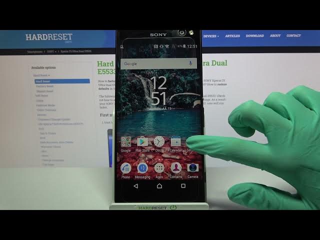 Video thumbnail for How to Enable / Disable Sony Xperia C5 Ultra Location - Location Settings