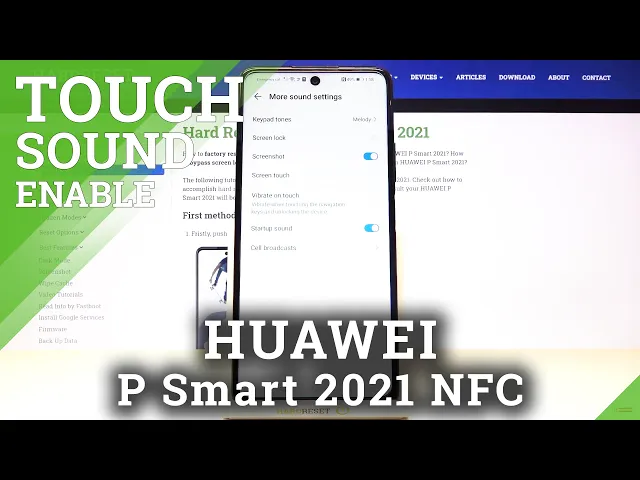 Video thumbnail for How to Activate Touch Sounds in HUAWEI P Smart 2021 NFC – Keyboard Settings