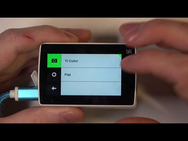 Video thumbnail for How to Change Color Settings on YI Action Camera?