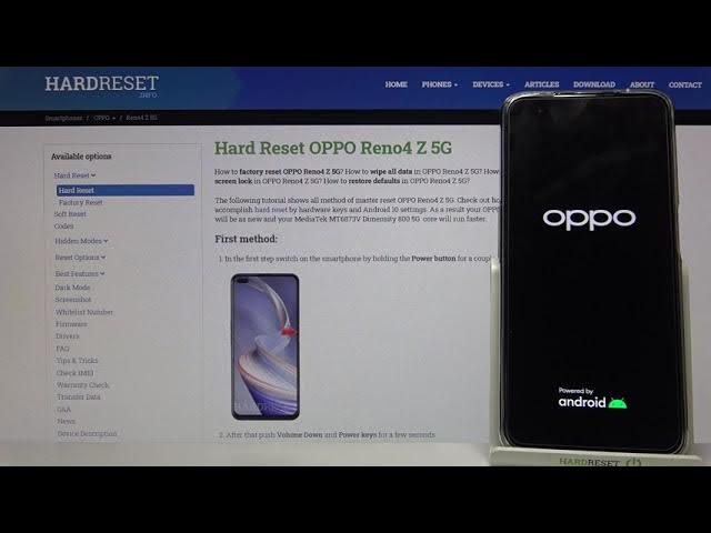 Video thumbnail for Boot Animation on OPPO Reno4 Z 5G – Welcoming Animation