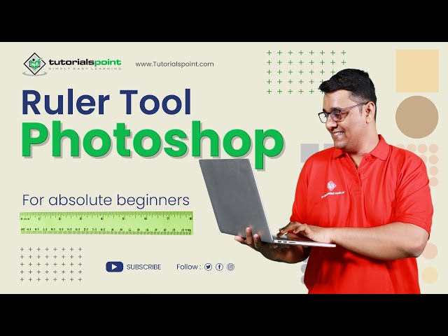 'Video thumbnail for Ruler tool in Adobe Photoshop | Adobe Photoshop | Tutorials Point'