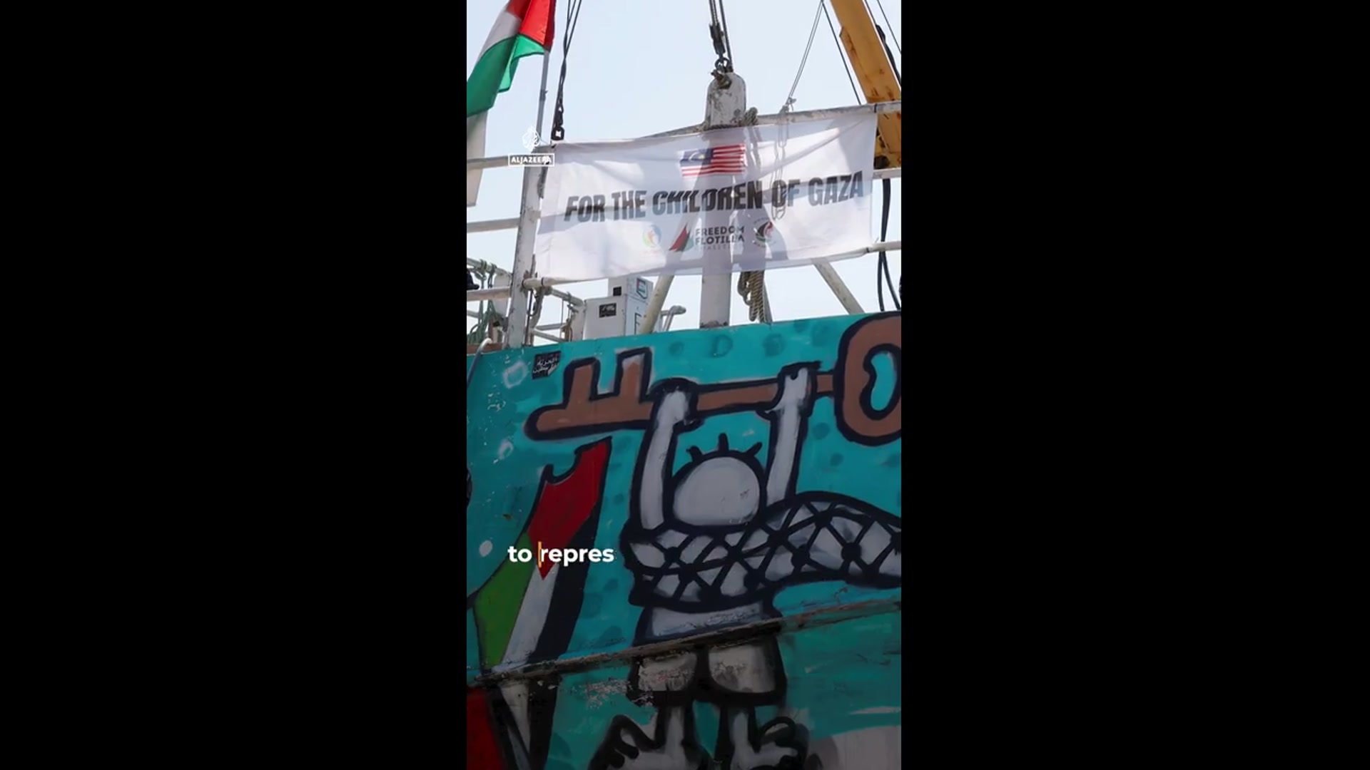 'Video thumbnail for Who is Handala, the inspiration behind latest Gaza flotilla ship?'