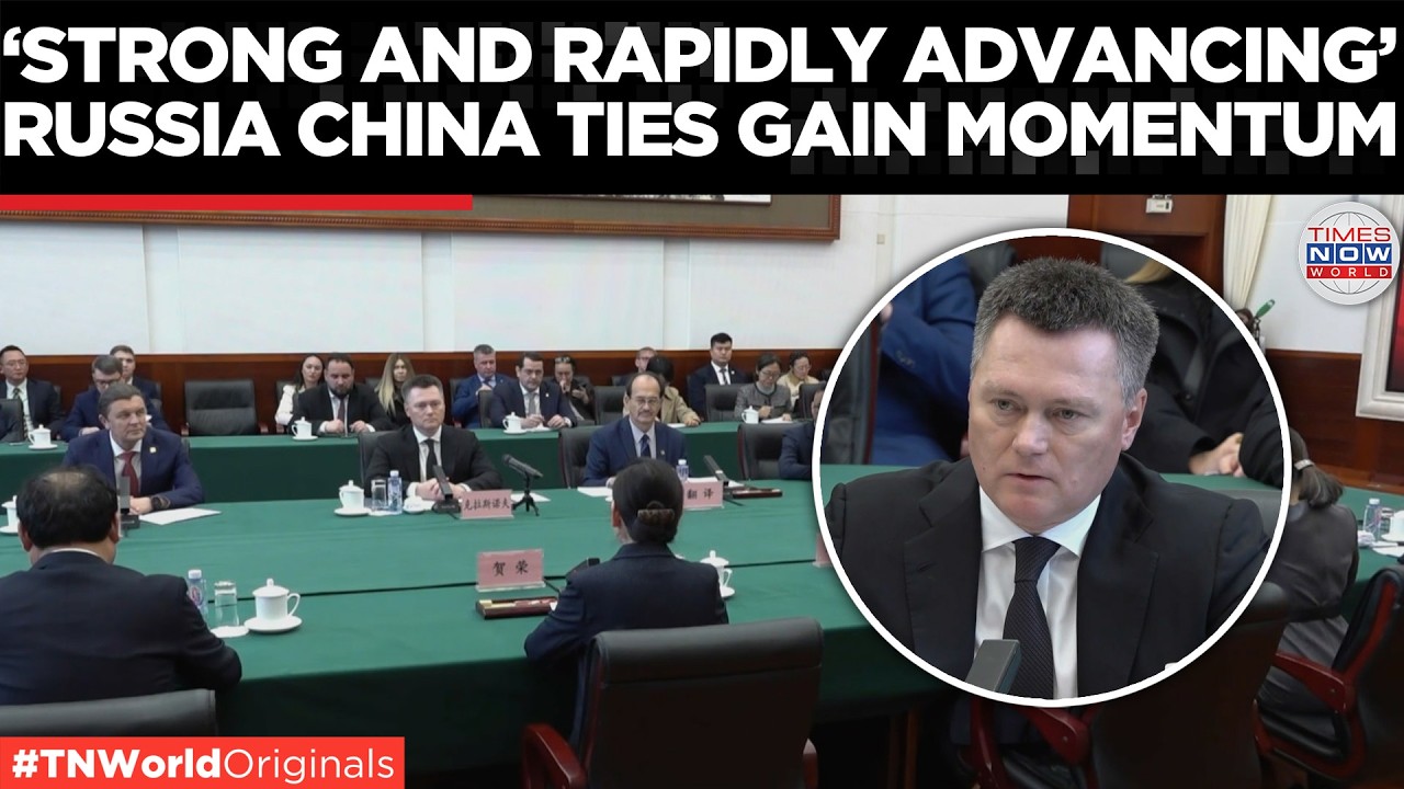 Video thumbnail for Russia-China Ties Accelerate as Moscow and Beijing Sign New Cooperation Agreement | Times Now World