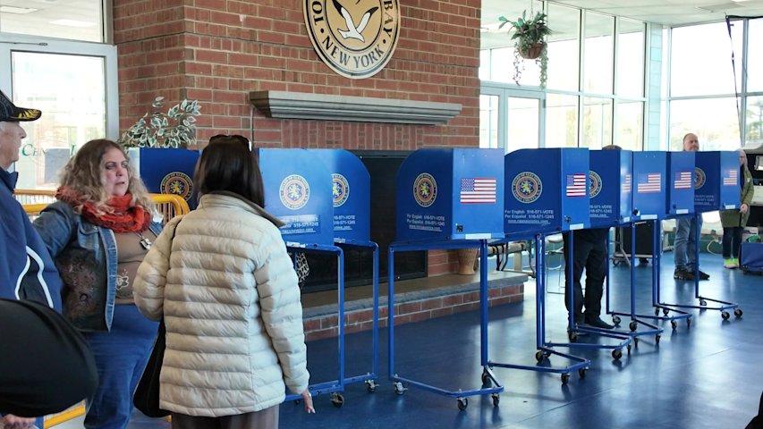 Video thumbnail for Long Island election officials push back on voting machine 'conspiracy' theories