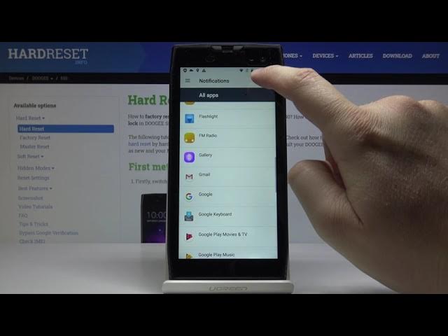 Video thumbnail for How to Customize Notifications in DOOGEE S50 – Set Up Notifications