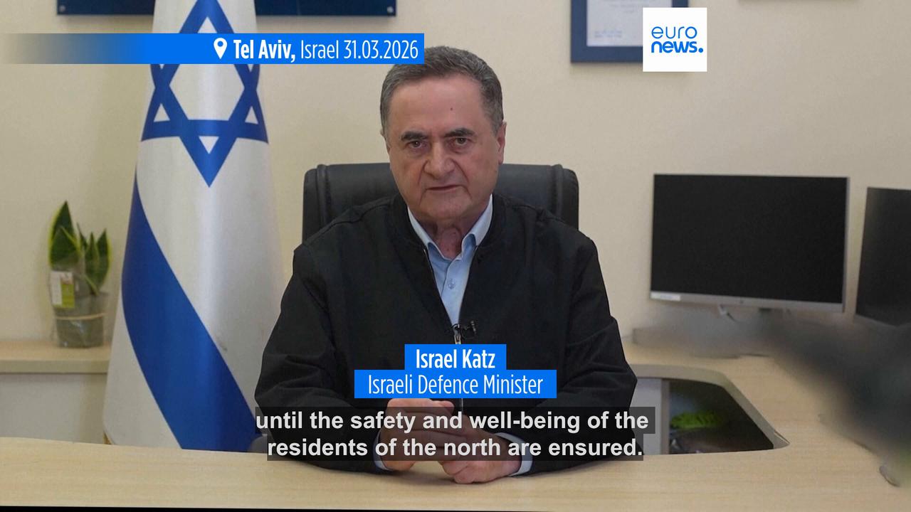 Video thumbnail for Israeli strikes kill seven in Beirut as it vows to occupy southern Lebanon after war ends