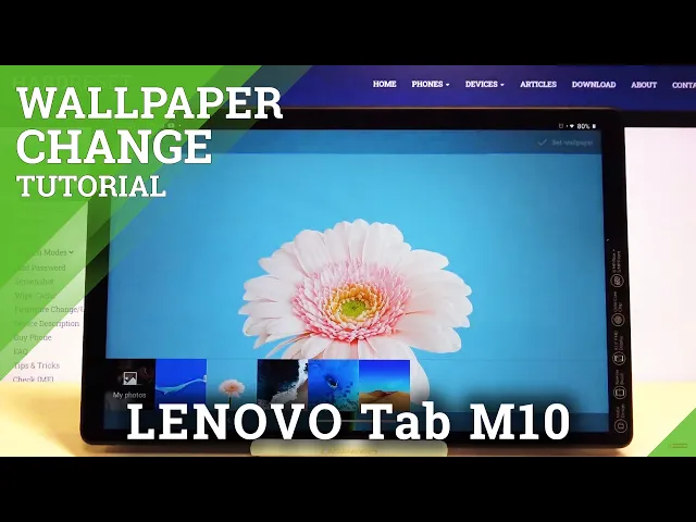 Video thumbnail for How to Change Wallpaper in LENOVO Tab M10 – Refresh Display