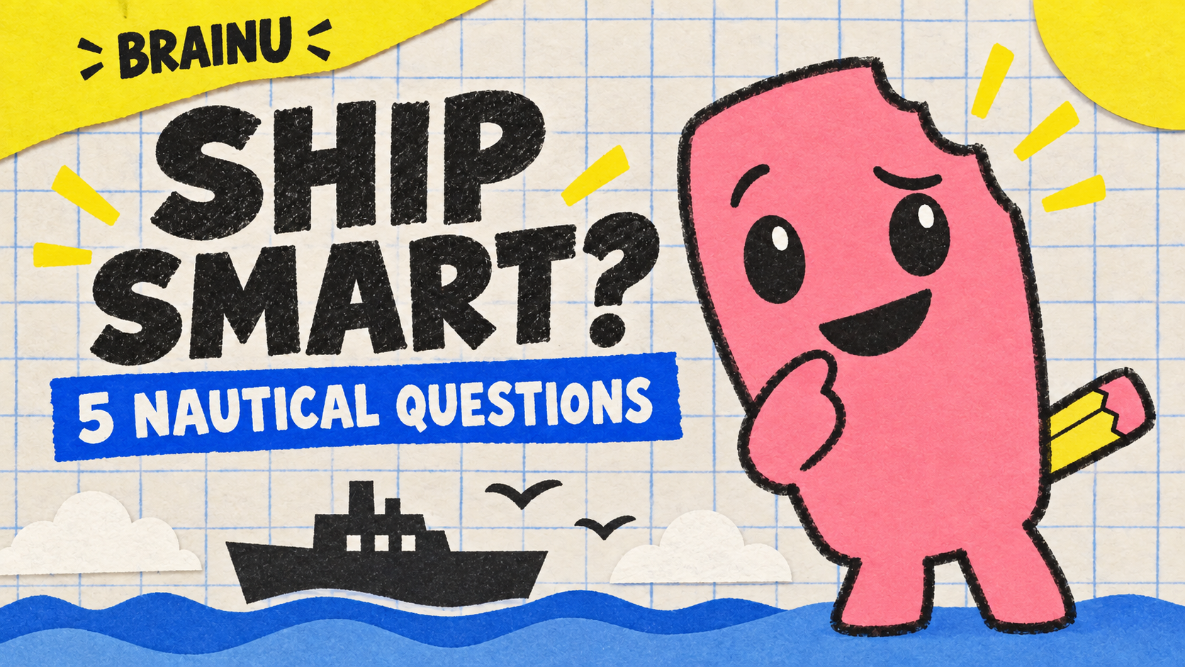 Video thumbnail for Ship Smart? 5 Nautical Questions | BrainU