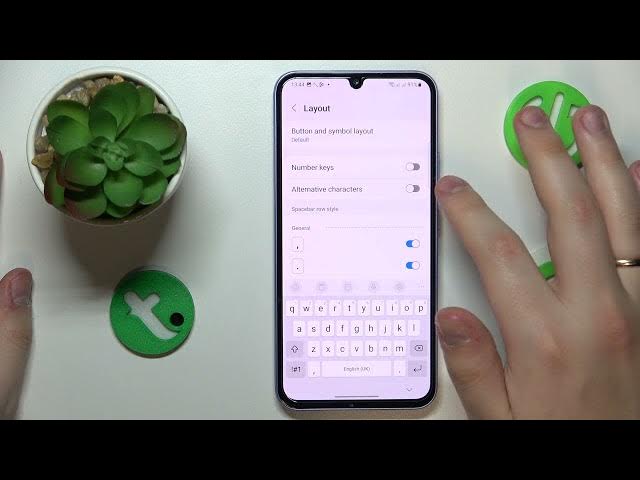 Video thumbnail for How to Add Numbers to Keyboard on Samsung Galaxy A34 - Numeric Row