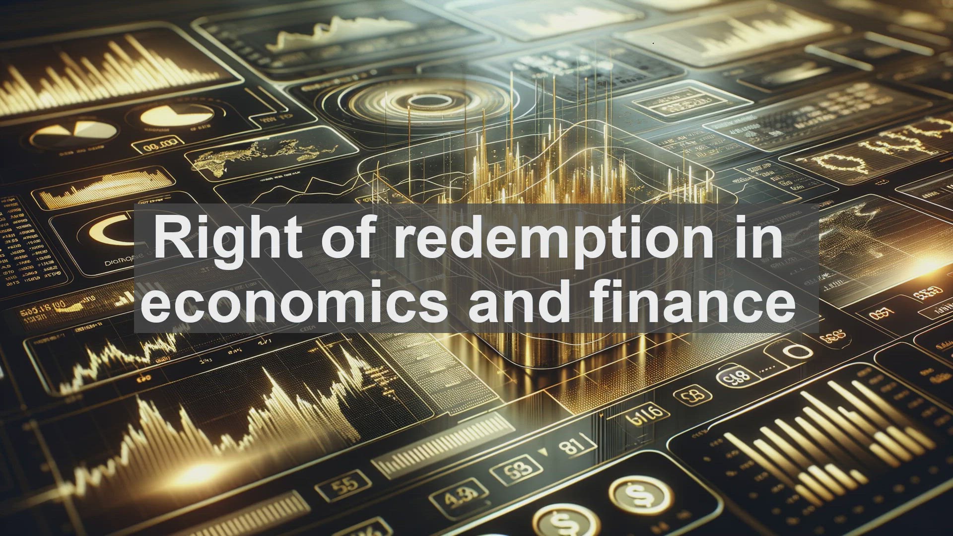 'Video thumbnail for Right of redemption in economics and finance'