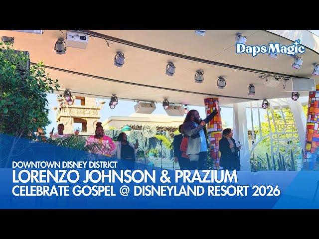 Video thumbnail for Lorenzo Johnson & Prazium | Celebrate Gospel @ Disneyland Resort 2026 4K