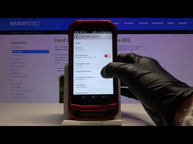 Video thumbnail for How to Change SIM Card Lock in KYOCERA Torque G03 – Find SIM Card PIN Options